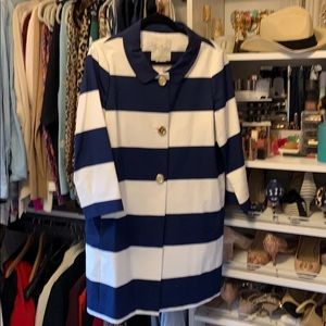 Kate Spade Striped Spring Coat.  Gorgeous!